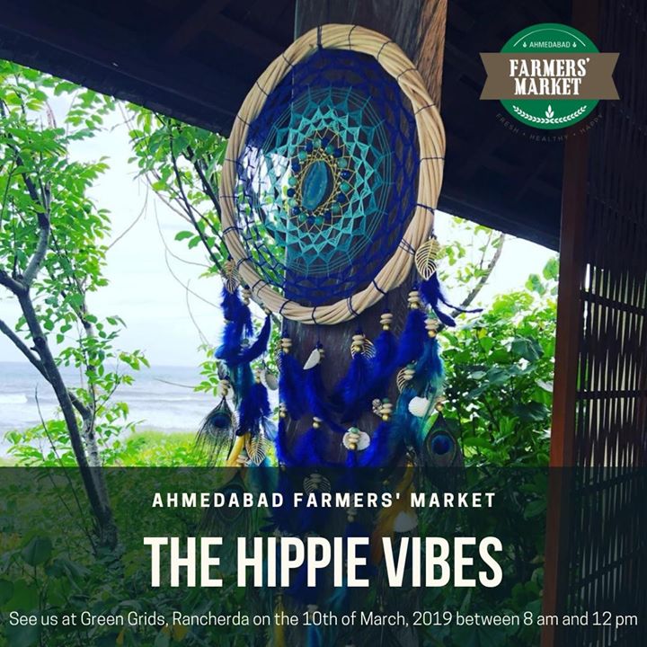 Learn how to weave your dreams with The Hippie Vibes . Dream Catcher weaving is a meditative process and helps relieve stress and brings child like joy. @thehippievibes⠀⠀⠀⠀⠀⠀⠀⠀⠀
⠀⠀⠀⠀⠀⠀⠀⠀⠀
Catch us at the Ahmedabad Farmers' Market on the 10th of March, 2019 between 8am and 12pm ⠀⠀⠀⠀⠀⠀⠀⠀⠀
⠀⠀⠀⠀⠀⠀⠀⠀⠀
#Ahmedabad #goodfood #ahmedabadfoodie  #farmersmarket  #gujarat #freshfood  #afm #2019 #staytuned #comingsoon #beachlife🌴 ⠀⠀⠀⠀⠀⠀⠀⠀⠀
#beachgirl ⠀⠀⠀⠀⠀⠀⠀⠀⠀
#dreamcatchergirl ⠀⠀⠀⠀⠀⠀⠀⠀⠀
#dreamcatcher⠀⠀⠀⠀⠀⠀⠀⠀⠀
#dreamcatchers ⠀⠀⠀⠀⠀⠀⠀⠀⠀
#dreamcatcherindia ⠀⠀⠀⠀⠀⠀⠀⠀⠀
#dreamcatchersindia ⠀⠀⠀⠀⠀⠀⠀⠀⠀
#evolve ⠀⠀⠀⠀⠀⠀⠀⠀⠀
#macrame ⠀⠀⠀⠀⠀⠀⠀⠀⠀
#macramewallhanging ⠀⠀⠀⠀⠀⠀⠀⠀⠀
#homedecor ⠀⠀⠀⠀⠀⠀⠀⠀⠀
#makersmovement ⠀⠀⠀⠀⠀⠀⠀⠀⠀
#bohodecor ⠀⠀⠀⠀⠀⠀⠀⠀⠀
#bohochic ⠀⠀⠀⠀⠀⠀⠀⠀⠀
#tyedye ⠀⠀⠀⠀⠀⠀⠀⠀⠀
#mermaid ⠀⠀⠀⠀⠀⠀⠀⠀⠀
#bali ⠀⠀⠀⠀⠀⠀⠀⠀⠀
#indonesia ⠀⠀⠀⠀⠀⠀⠀⠀⠀
#pristine ⠀⠀⠀⠀⠀⠀⠀⠀⠀
#whiteinterior