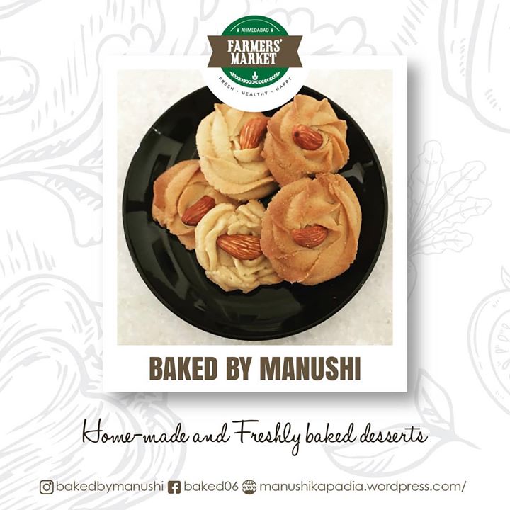 A millennial home-maker decided to go on a journey to explore the world of baking. Come be a part of @bakedbymanushi delicious world of desserts – breads, muffins, cheesecakes, pies, brownies and many more at @ahmfarmersmarket on 22nd September!
.
.
.
#bakedbymanushi #bakesale #ahmedabadfood #whatahmedabadeats #foodaholicsinahmedabad #oatmeal #feedfeed #feedfeedbaking #healthybaking #ahmedabadbakers #ahmedabad #bakersinahmedabad #foodfood #farmersmarket #gujarat #farmfresh #afm #ahmedabadfarmersmarket #localmarket #natural #nutritional #healthy #organicfood #nutrition #healthyliving #healthy #fitnessfood