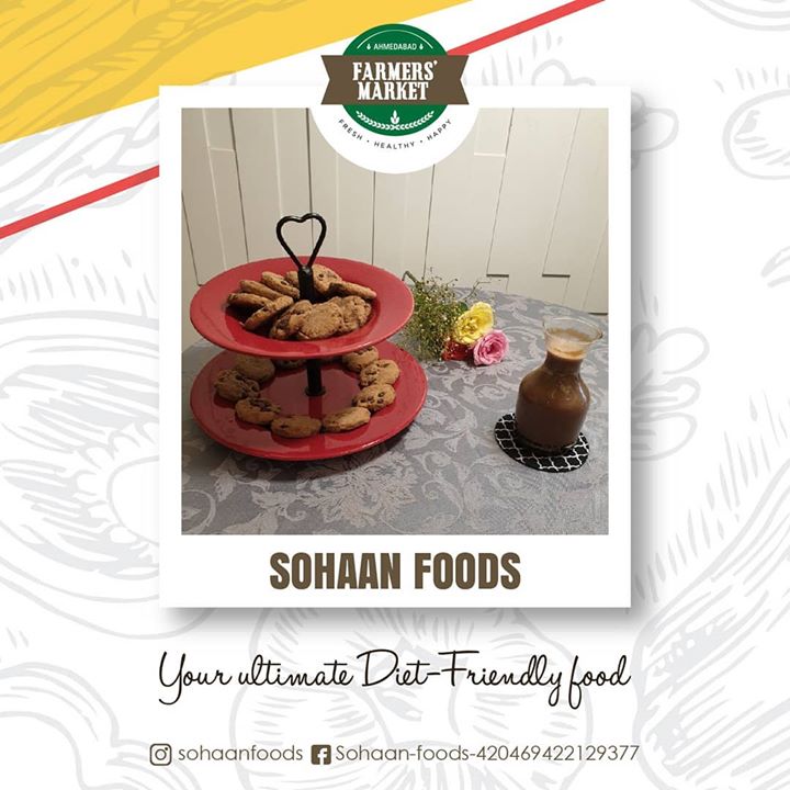 Are you diet-conscious and concerned about what to eat and what not to? Then, @sohaanfoods is the ultimate saviour! You can explore everything from homemade natural protein powder, dates-and-nuts rolls, granola bars, Choco chip cookies to baked thor. 
Photos of products 
 .
 .
 .
#ahmedabad #gujarat #dietdoesmatter #health #fitness #healthyeating #baked #thor #eathealthy #protein #proteinpowder #healthsnacks #cookies #drysnacks #healthiswealth #ordernow #sohaanfoods #farmersmarket #gujarat #farmfresh #afm #ahmedabadfarmersmarket #localmarket #natural #nutritional #healthy #organicfood #nutrition #healthyliving #healthy #fitnessfood