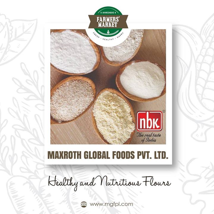 Do you miss the real-taste of traditional and authentic flours – the one that contained the magic of flavours and nutrients? Come, visit @ahmfarmersmarket to explore and buy an assorted range of healthy flours on 22nd September – Sunday!
.
.
.
#healthyflour #farmersmarket #gujarat #freshfood #farmfresh  #fruits #veggies #bakery #grocery #chocolates #vegan #dairy #cheese #bakers #afm #ahmedabadfarmersmarket #localmarket