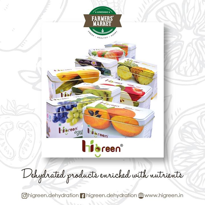 Packed with high nutritional values, @higreen.dehydration has got an assorted range of dehydrated vegetables, fruits, spices and herbs to get you going!
.
.
.
#farmersmarket #gujarat #farmfresh #afm #ahmedabadfarmersmarket #localmarket #natural #nutritional #healthy #organicfood #nutrition #healthyliving #healthy #fitnessfood #wellness #higreen #triphalaamrut #weightloss