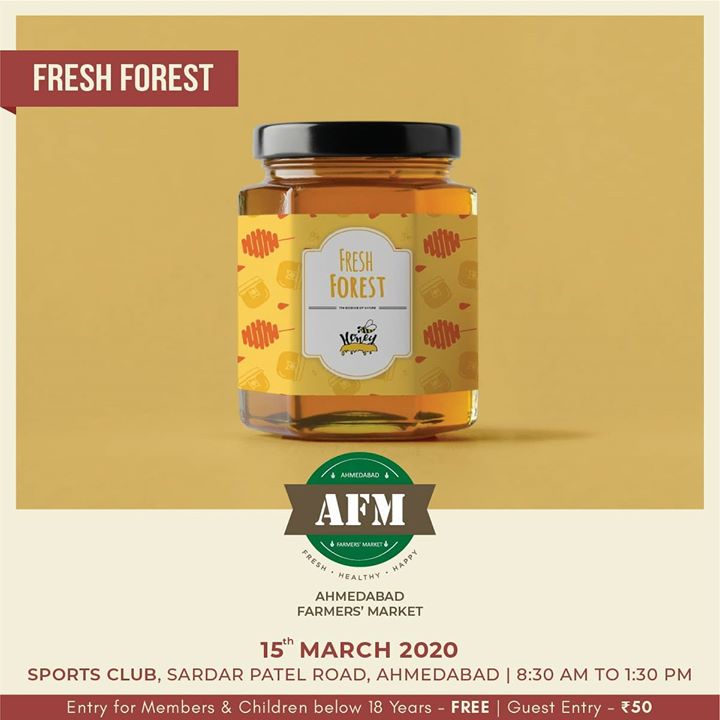 AHMEDABAD FARMERS MARKET 
15th MARCH | 8:30 AM – 1:30 PM | SPORTS CLUB - AHMEDABAD
Explore ➡️
A range of freshly extracted honey by @fresh_forest_
Handcrafted authentic Indian Sweets by @luxurymithai 
Thoughtful and Customised gifts for your near and dear ones by @chaklikalaa
.
.
.
#freshforest #mithaibyshikhapatel #indiansweets #luxurysweets #loveindiansweets #handmadegifts #sale #personalisedgifts #giftforlovedones #celebration #customised #customisedgifts #tasty #farmersmarket #afm #ahmedabadfarmersmarket #localmarket #supportlocal #localfoods #homemade #organic #healthy