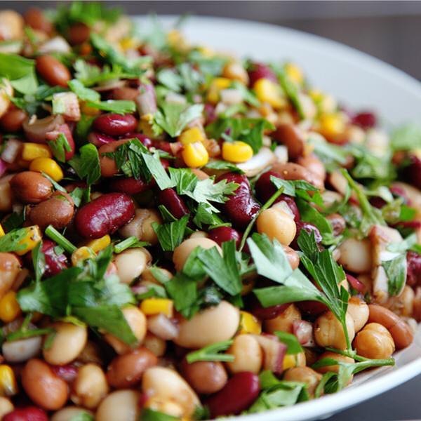 Live healthy , Eat healthy ! 
To endorse this further , here is a simple healthy recipe that you can follow for your everyday routine to get the desired nutrients in your body . 
Mix a cup full of boiled beans , chickpeas,and a few vegetables of your choice . Add a dash of lemon , olive oil,garlic, coriander  and sprinkle black salt and ground pepper . 
You are good to go !!
.
.
.
Healthy#eatlocal#eatfresh#afm#farmersmarket#gonatural#stayfit#nutrients#protiens#salad#vegetables#ahmedabad.