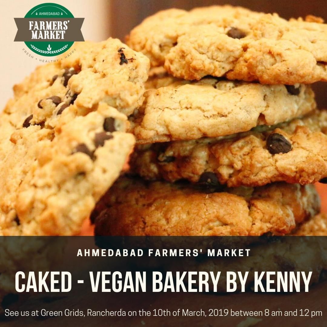 A vegan home bakery serving up rustic, homely and comforting bakes to warm up your soul, and make them a part of your everyday, not just occasions - @caked_veganbakery @ahmfarmersmarket ⠀⠀⠀⠀⠀⠀⠀⠀⠀
⠀⠀⠀⠀⠀⠀⠀⠀⠀
⠀⠀⠀⠀⠀⠀⠀⠀⠀
#Ahmedabad #goodfood #ahmedabadfoodie #indianfoodblogger #farmersmarket  #gujarat #freshfood #bakers #farmfresh #goodfood #ahmedabadfoodie #indianfoodblogger #farmersmarket #dairy #fruits #veggies #bakery #grocery #chocolates #vegan #dairy #cheeze #gujarat #freshfood #bakers #farmfresh #afm #2019 #staytuned #comingsoon