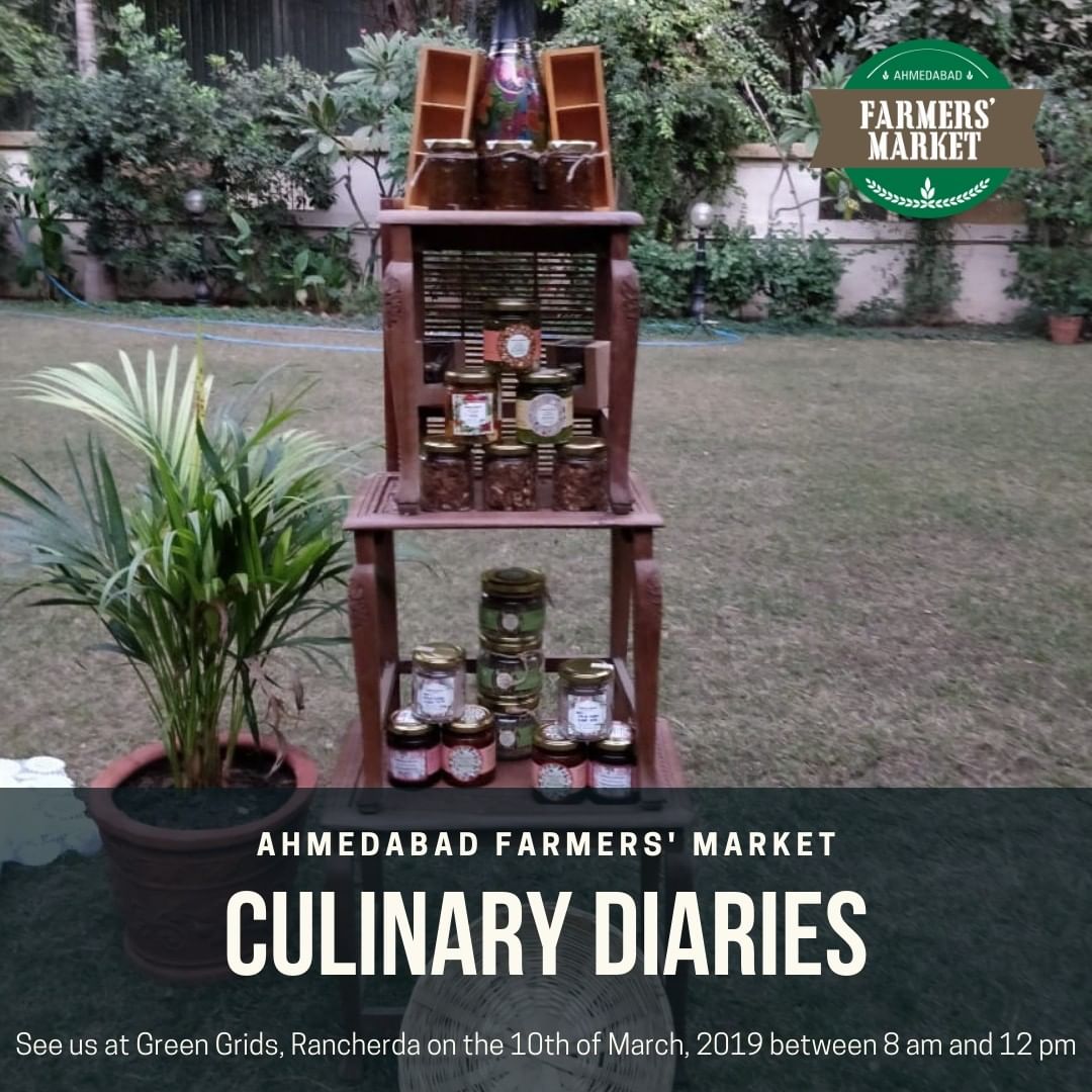 An easy way to make artisan dishes that are soothing to the eyes and healthy for the body! @culinary_diaries even puts out quick and easy recipes!⠀⠀⠀⠀⠀⠀⠀⠀⠀
:⠀⠀⠀⠀⠀⠀⠀⠀⠀
Catch the goodness at the Green Grids, Rancherda on the 10th of March, 2019 ⠀⠀⠀⠀⠀⠀⠀⠀⠀
:⠀⠀⠀⠀⠀⠀⠀⠀⠀
#Ahmedabad #culinarydiaries #ahmedabadfoodie #indianfoodblogger #farmersmarket #gujarat #freshfood #bakers #farmfresh #goodfood #farmersmarket #dairy #coconutoil #veggies #bakery #grocery #chocolates #vegan #dairy #infusededibles #infusedoils #infusedfood #infusedoliveoil #culinary_diaries #healthylifestyle #healthyfood #newproductlaunch #productphotography #productpromotion