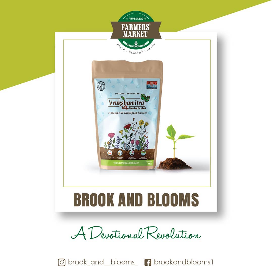 Pulling off a devotional revolution by converting tons of floral waste into organic manure, @brook_and__blooms_ is on its way to build earth a better place to live and enjoy. .
.
.
#Brookandblooms #DevotionalRevolution #environment #riverpollution #motherearth #aquaticanimals #marines #changemaker #socialimpact #farmersmarket #gujarat #freshfood #bakers #farmfresh #dairy #fruits #veggies #bakery #grocery #chocolates #vegan #dairy #cheese #bakers #afm #ahmedabadfarmersmarket #localmarket