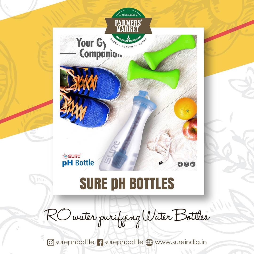 Help your body get those essential minerals through anti-oxidant alkaline water. @surephbottle are into manufacturing unique water bottles that helps convert normal RO water to mineralized one!
.
.
.
#phbottle #healthy #fit #bottle #ahmedabad #gujarat #fitness #ROwater #B12Deficiency #alkalinewater #water #drinkingwater #jointpain #waterpurifier #purifier #wellness #fitness #gyms #detoxification #healthylife #healthylifestyle #drink #purify #safewater #instagram #facebook #photooftheday #afm #ahmedabadfarmersmarket #localmarket