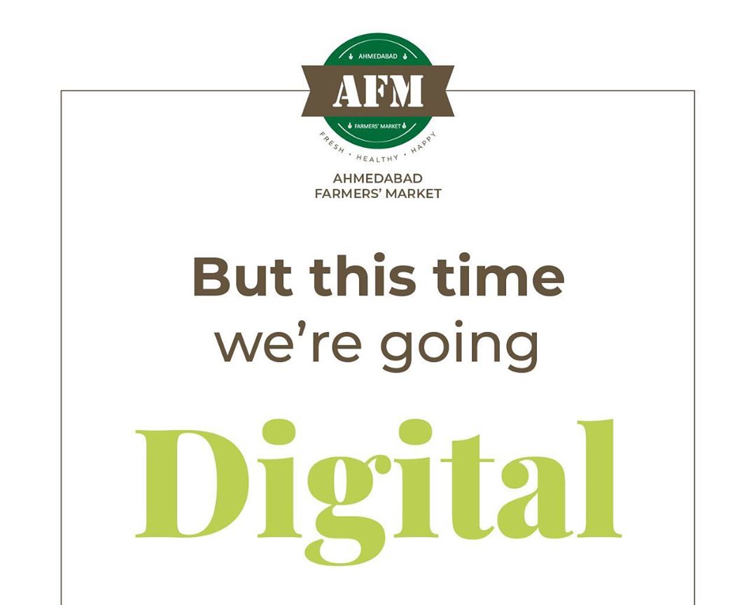 AFM is back to the business and this time we are having a Digital Market!

#farmersmarket #afm #ahmedabadfarmersmarket #localmarket #supportlocal #localfoods #homemade #organic #healthy #environment #nature