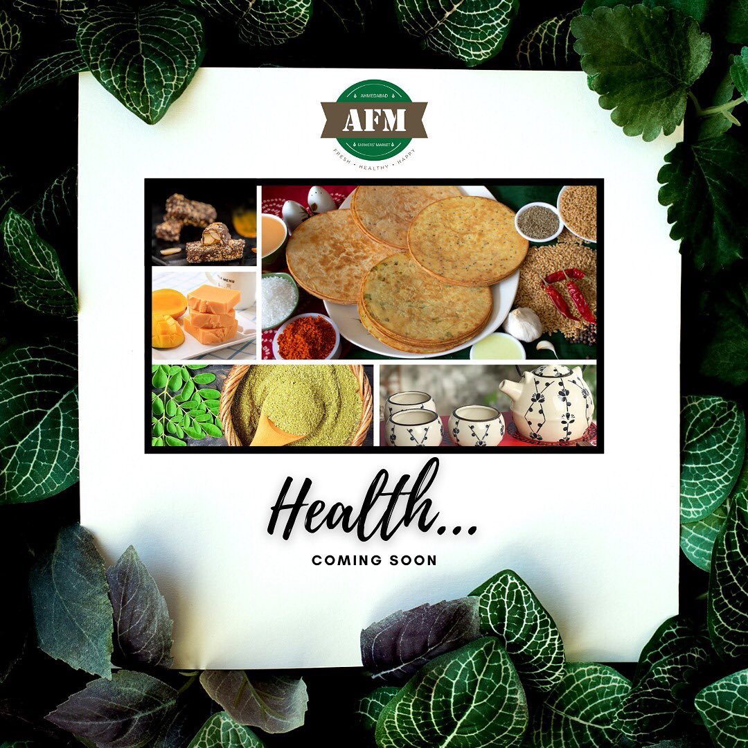 The first wealth is health. 

On the lines of the same thought, we have healthy and natural products coming up. 

Stay tuned for more! 

Meanwhile order our other products at: estore.ahmedabadfarmersmarket.com

#fresh #freshfood #freshveggies #healthy #healthylifestyle #healthyfood #naturalproducts #healthyeating #healthyrecipes #healthiswealth #health #healthandwellness #local #localbusiness #localfood #apples #localbrand #happiness #lifestyle #lifestyleguide #happy #market #farmersmarket #markets #ahmedabad #ahmedabadfood #ahmedabadfarmersmarket #afm