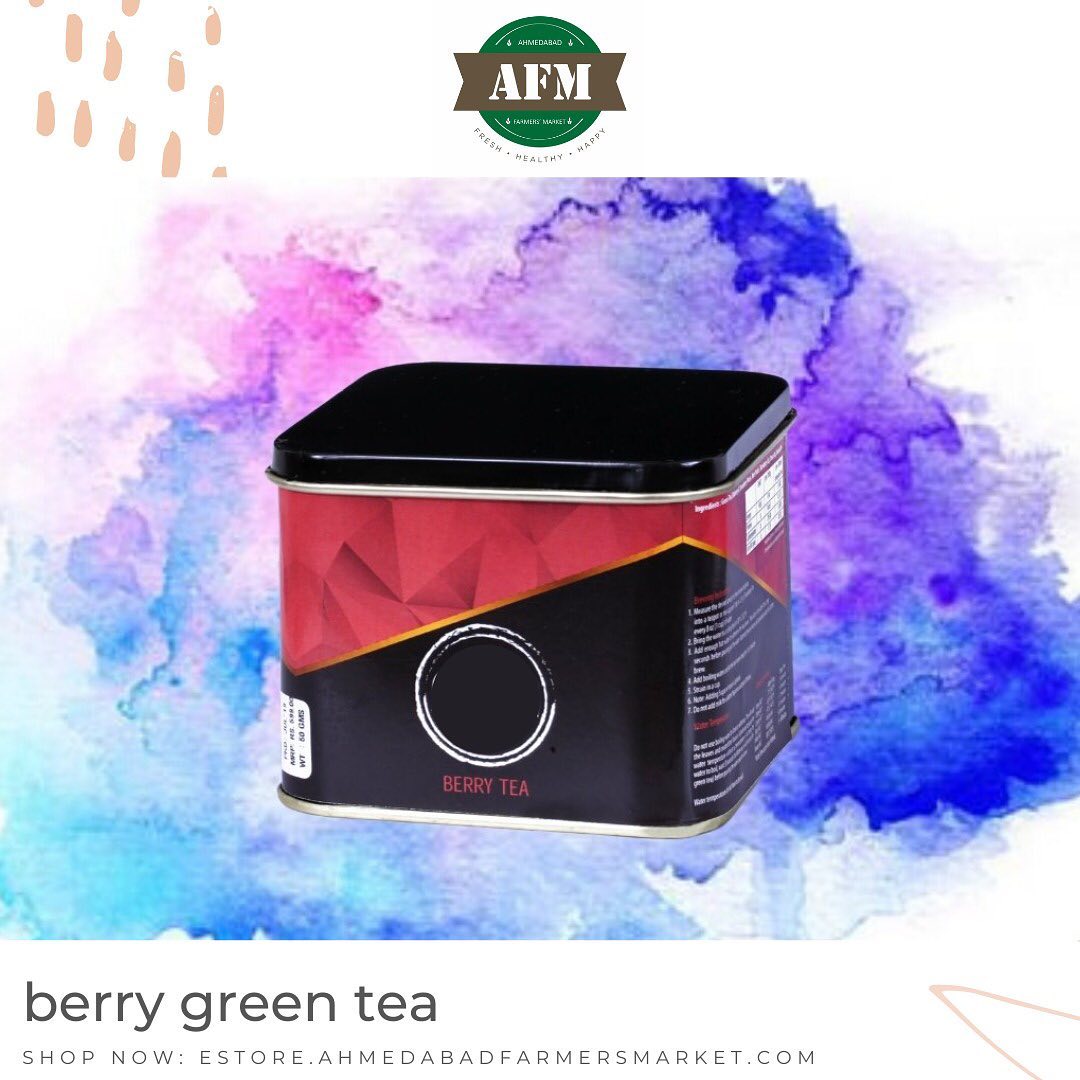 Berry green tea- A delightful cup of berry with exotic green tea which gives you a lovely soothing experience and relaxing.
.
.
Order on:
estore.ahmedabadfarmersmarket.com

#fresh #vendors #vendorregistration #healthy #healthylifestyle #healthyfood #naturalproducts #healthyeating #healthyrecipes #healthiswealth #health #healthandwellness #local #localbusiness #localfood #vendor #localbrand #happiness #lifestyle #lifestyleguide #happy #market #farmersmarket #ahmedabad #ahmedabadfood #naturalghee #worldfoodday #ghee  #ahmedabadfarmersmarket #afm