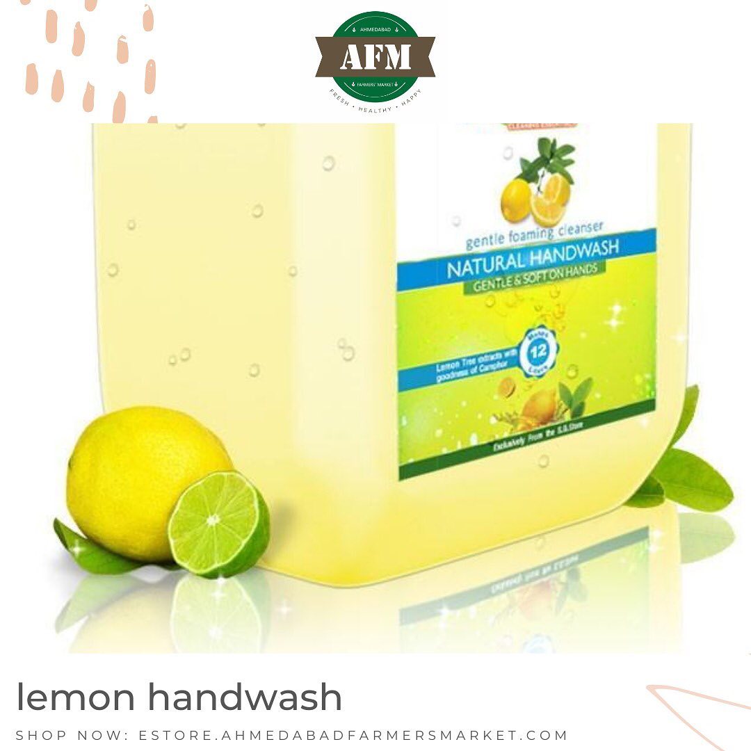 Keep your hands clean and moisturised at the same time with the new lemon handwash from Ahmedabad farmers.
.
.
For more details visit our website:
estore.ahmedabadfarmersmarket.com
.
#fresh #vendors #vendorregistration #healthy #healthylifestyle #healthyfood #naturalproducts #healthyeating #healthyrecipes #healthiswealth #health #healthandwellness #local #localbusiness #localfood #vendor #localbrand #happiness #lifestyle #lifestyleguide #happy #market #farmersmarket #ahmedabad #ahmedabadfood #naturalghee #worldfoodday #ghee  #ahmedabadfarmersmarket #afm