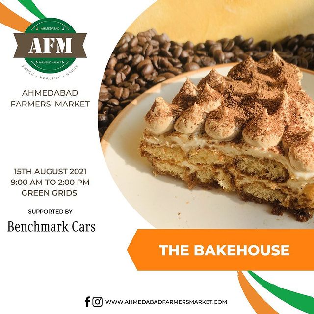 Meet your favorite brands at AFM! 15th August (Sunday) | Green Grids, Ahmedabad.
.
@_thebakehouse_  @nutmeals.in @hygienelabsindia 
.

.
Book your stalls now!!
.
.⠀
#farmersmarket #gujarat #freshfood #farmfresh #fruits #veggies #bakery #grocery #chocolates #vegan #dairy #cheese #bakers #afm #ahmedabadfarmersmarket #localmarket #ahmedabad_instagram #freshandhomemadeproducts #fresh #homemade #gourmet